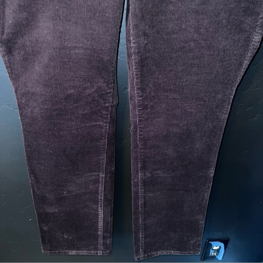 Talbots Heritage Petite Corduroy Pants in Chocolate Brown size:14 P STRAIGHT LEG - Picture 4 of 10